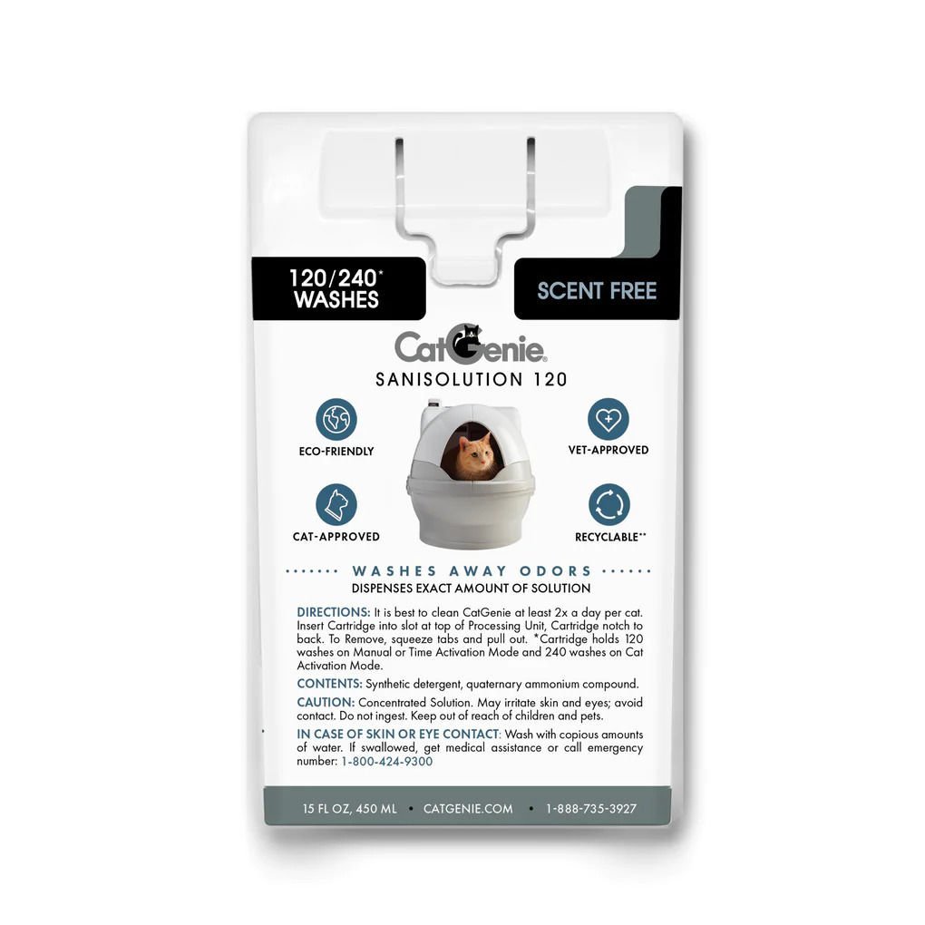 CatGenie 120 Otomatik Akıllı Kedi Tuvaleti Dezenfektan Kartuş (Kokusuz)