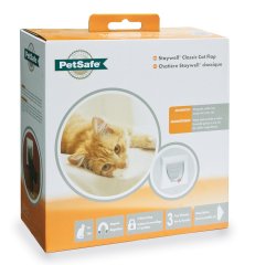 PetSafe 932 Ef Staywell Klasik Mıknatıslı 4 Yönlü Kilitli Kapı Beyaz