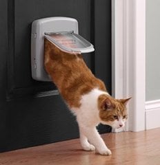 PetSafe 340 Ef Staywell Deluxe Manuel 4 Yönlü Kilitli Kapı Gri