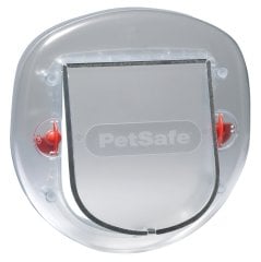 Petsafe 270 Ef Büyük Kedi ve Küçük Köpek Manuel 4 Yönlü Kilitli Kapı Kirli Beyaz