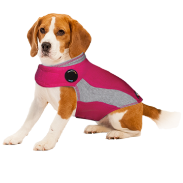 M Pembe Thundershirt Sakinleştirici Köpek Giysisi