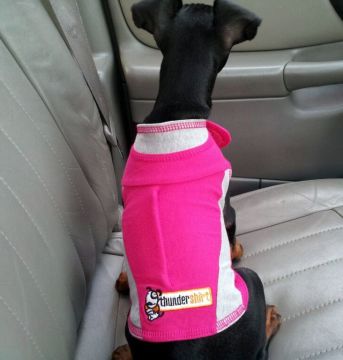 XXS Pembe Thundershirt Sakinleştirici Köpek Giysisi