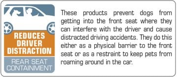 PetSafe Kurgo Emniyet Kemeri Kayışı Siyah/Gri K01187