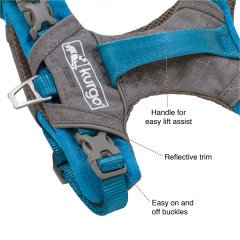 PetSafe Kurgo Journey Air Koşu Göğüs Tasması Siyah/Gri Xs K01942