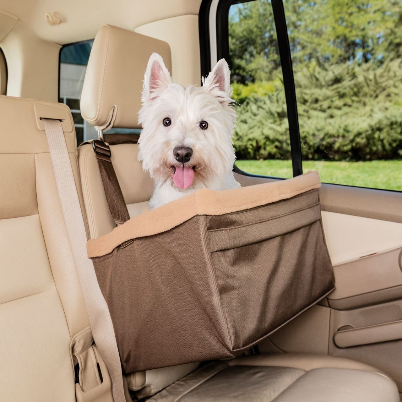 PetSafe Happy Ride Köpek Otokoltuğu 11 Kiloya Kadar Kahverengi Ptv17-16868