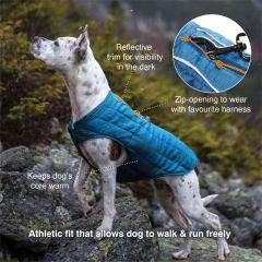 PetSafe Kurgo Loft Su Geçirmez Köpek Montu Mavi