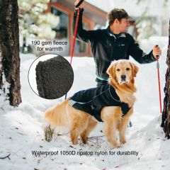 PetSafe Kurgo North Country Su Geçirmez Köpek Montu Siyah