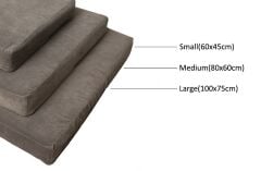 CecePet Arya Serisi Ortopedik Premium Kedi ve Köpek Yatağı 80x60 cm