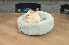 CecePet Bambi Serisi Kedi ve Köpek Yatağı 55x55cm - Mint