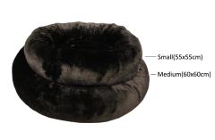CecePet Bambi Serisi Kedi ve Köpek Yatağı 60x60 cm - Black