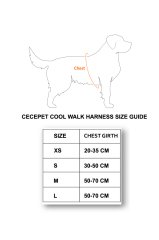 CecePet Cool Walk Harness Kırmızı Köpek Göğüs Tasması